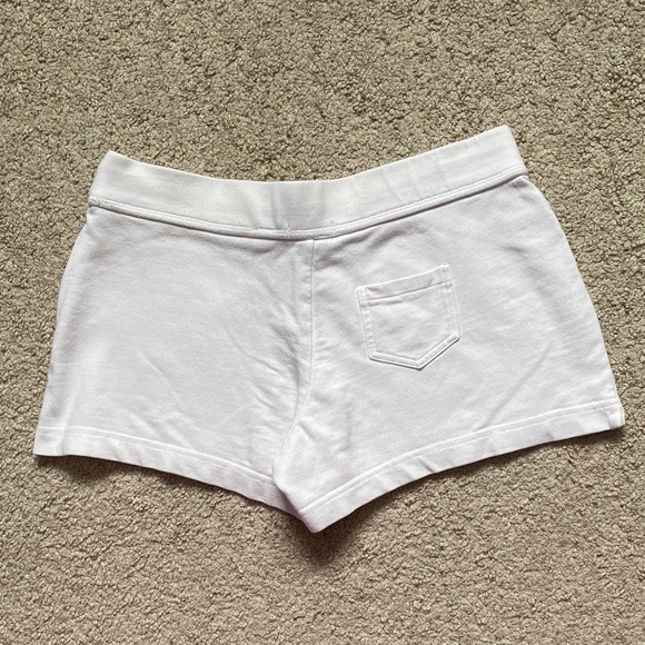 Y2K Express Classic XS Low Rise Casual White Shorts With Drawstrings And Pocket - Picture 3 of 5